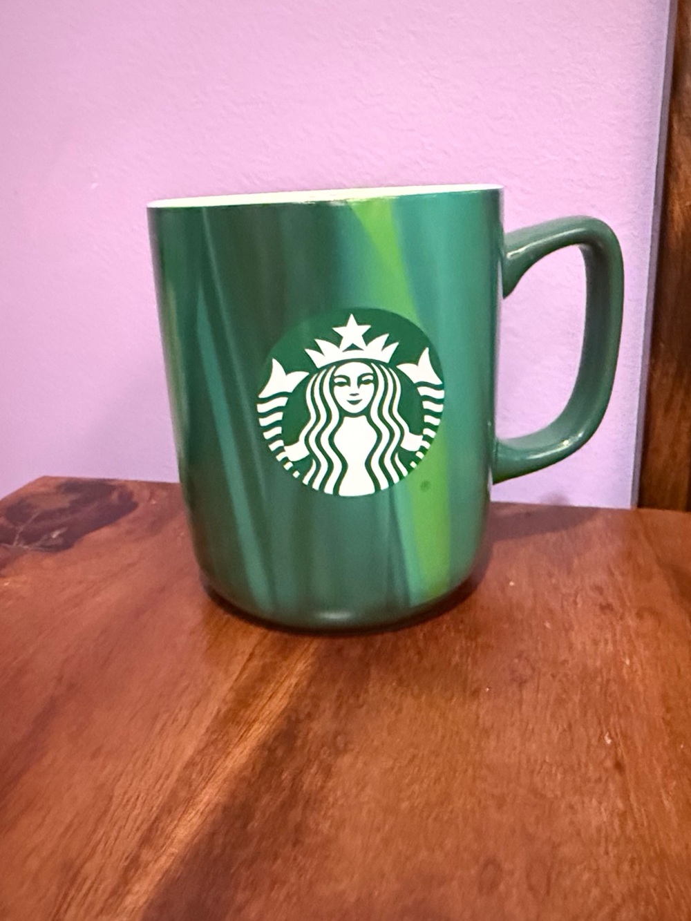 Starbucks Green Ombre Ceramic Coffee Mug